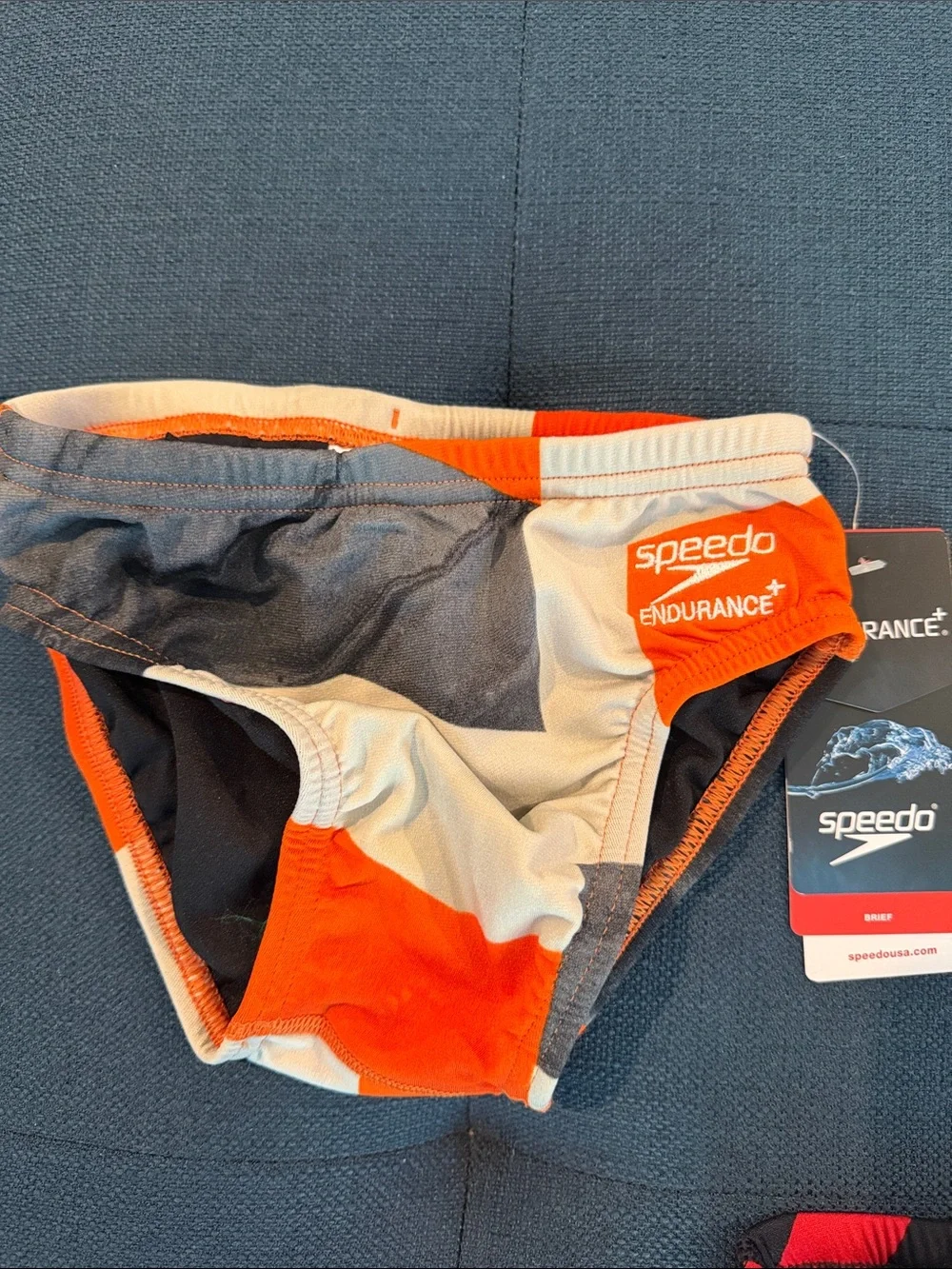 Youth Speedo Endurance+ Swim Briefs Bundle of 3 NEW waist 22 competitive Euro